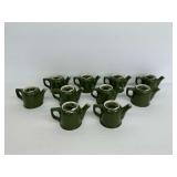 (10) Hall Ceramic Personal Teapots