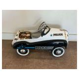 Metal Police Pedal Car