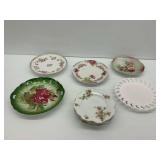 Ceramic Plates with Floral Motifs