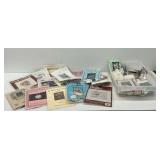 Cross Stitch and Needlework Kits with Plastic Storage Tub