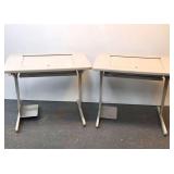 (2) Bretford Model 35SD21-GIMQ Desks