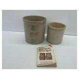 Stoneware Crocks with Book Reference...see description