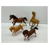 (4) Breyer Plastic Horse Figures