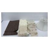 Placemats, Lace, Linens, and Lamp Shade