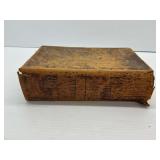 1861 Norwegian Holy Bible with Handwritten Family History Records