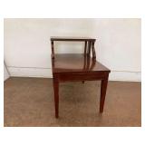 Tiered Wooden End Table