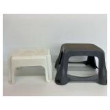 (2) Plastic Step Stools