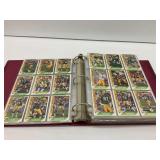 Green Bay Packers Football Trading Cards in Binder