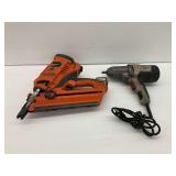 Paslode Cordless 30 Degree Framing Nailer and Porter Cable Impact Wrench