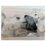 Loose Gemstones and Cabochons in Storage Container