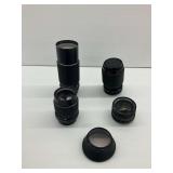 Photographic Lenses with Filter and Lens Cap