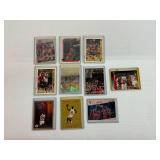 (10) Michael Jordan Basketball Cards with Protective Holders