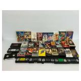 VHS Tapes Featuring Classic Movies and Family Features