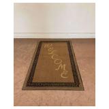 Welcome Doormat with Border Design