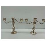 (2) Duchin Weighted Sterling Silver Candelabras
