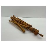 Shaker Wooden Umbrella Yarn Swift