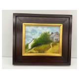 Framed Oil Painting Landscape by Mancuso