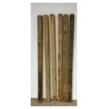 (6) Wooden Posts