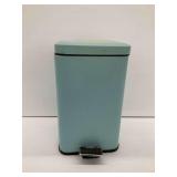 Blue Step-On Trash Can with Pedal