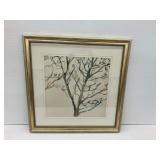 Framed Tree Watercolor Print