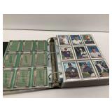 Baseball Trading Cards in Binder