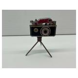 Vintage Camera Lighter with Mini Tripod