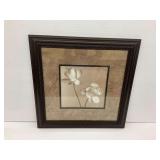 Framed Floral Art Print by Claire Beaumont