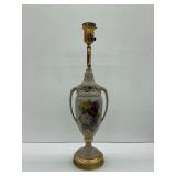 Porcelain Hand Painted Rembrandt Masterpieces Table Lamp...needs to be rewired and no shade