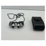Deitz 6x15 Compact Binoculars and Case