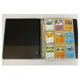 Pokemon Trading Cards in 3-Ring Binder...11 Pages
