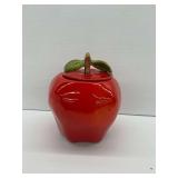 Ceramic Apple Cookie Jar with Lid