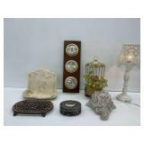 Home Decor, Lamp, Weather Station, Musical Birdcage, and More