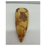 Ceramic Wall Pocket Planter with Grapevine Motifs