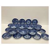 Royal Copenhagen In The Old Farmyard Porcelain Plates