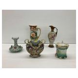 (5) Decorative Ceramic and Porcelain Vases and Vessels...see description