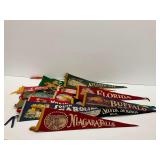 Vintage Tourist and University Felt Pennants