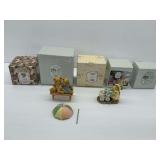 Cherished Teddies Figurines with Boxes