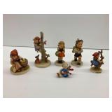 (6) Hummel Ceramic Figurines