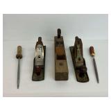 Vintage Wood Planes and Files