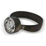 Sterling Silver N.E. From Denmark Bracelet with Clear Stone