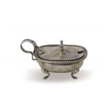 800 Silver Mustard Pot....1.535 troy oz.