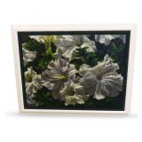 Michael Gerry Commissioned White Petunias Painting