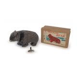 Occupied Japan Walking Bear Wind-Up Toy with Box