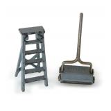 (2) Vintage Dollhouse Accessories..cast iron