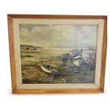 Framed Seascape Painting... Signed