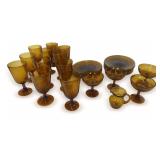 Amber Glass Tableware