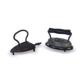 (2) Cast Iron Toy Irons