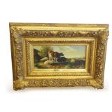 Thomas Sidney Cooper Framed Painting...appears to be reproduction