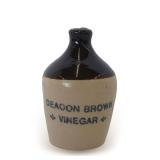 Early 1900s Deacon Brown Vinegar Miniature Stoneware Jug