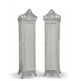 Pair of Ornately Carved Cabinets